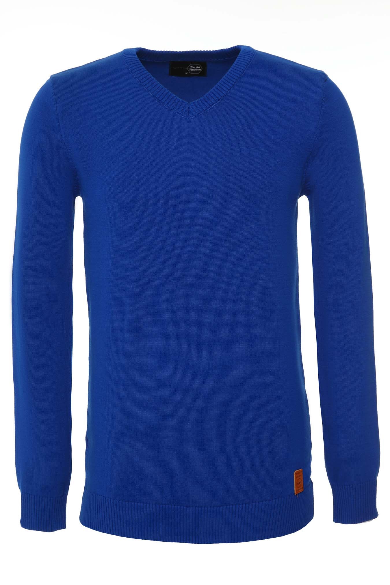 Tazzio Herren Strickpullover V-Ausschnitt 401