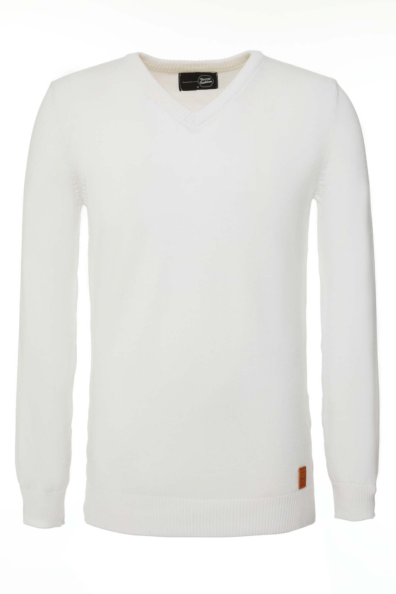 Tazzio Herren Strickpullover V-Ausschnitt 401