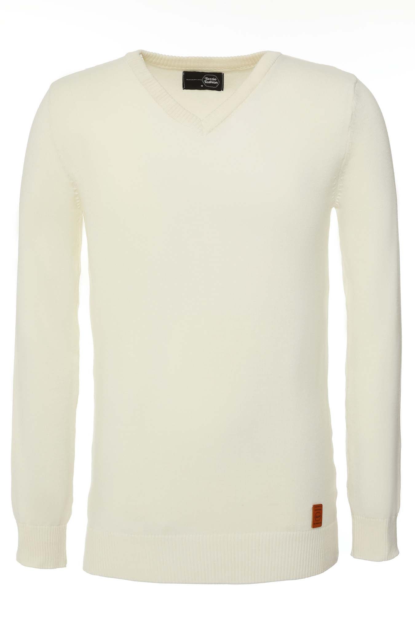 Tazzio Herren Strickpullover V-Ausschnitt 401