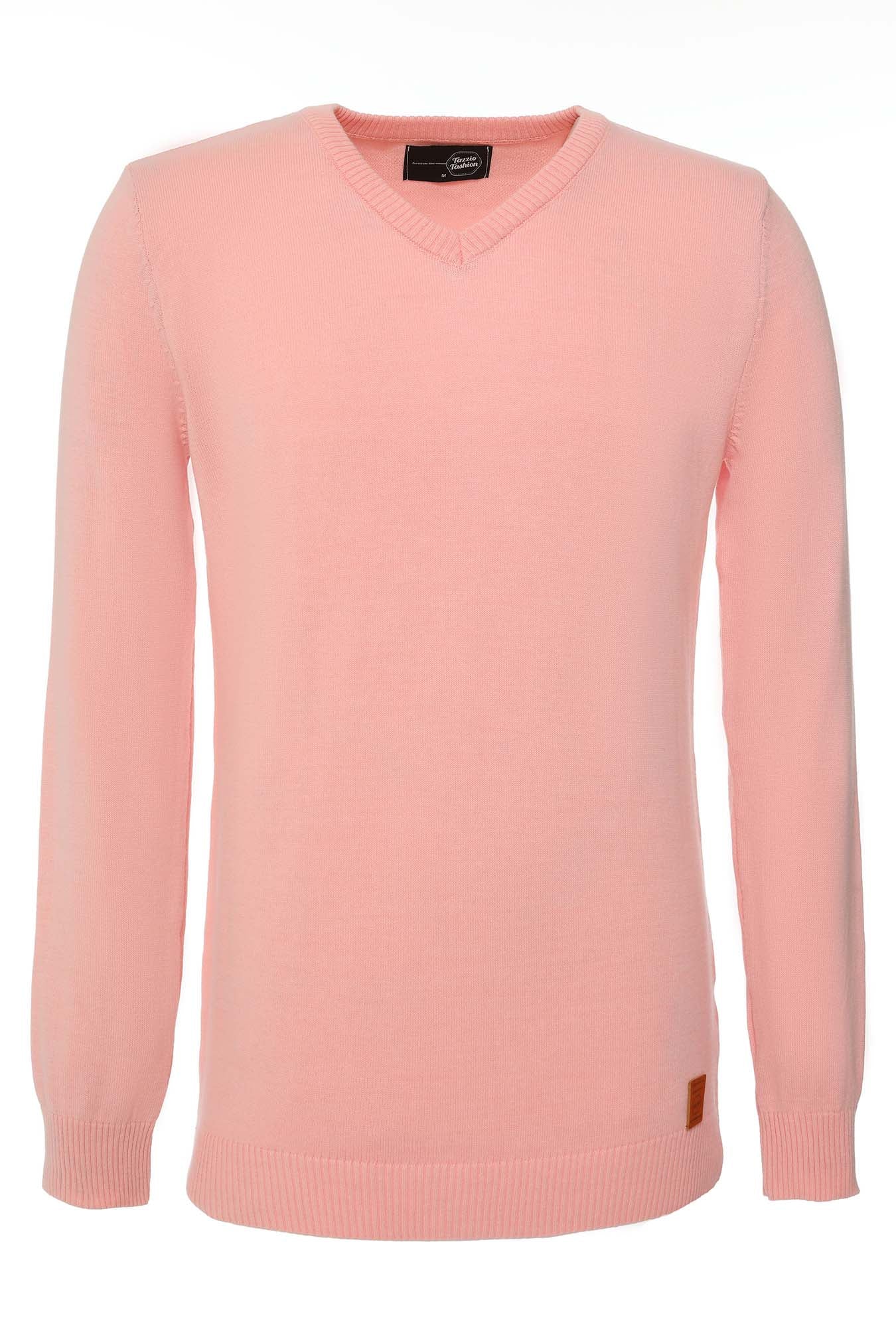 Tazzio Herren Strickpullover V-Ausschnitt 401