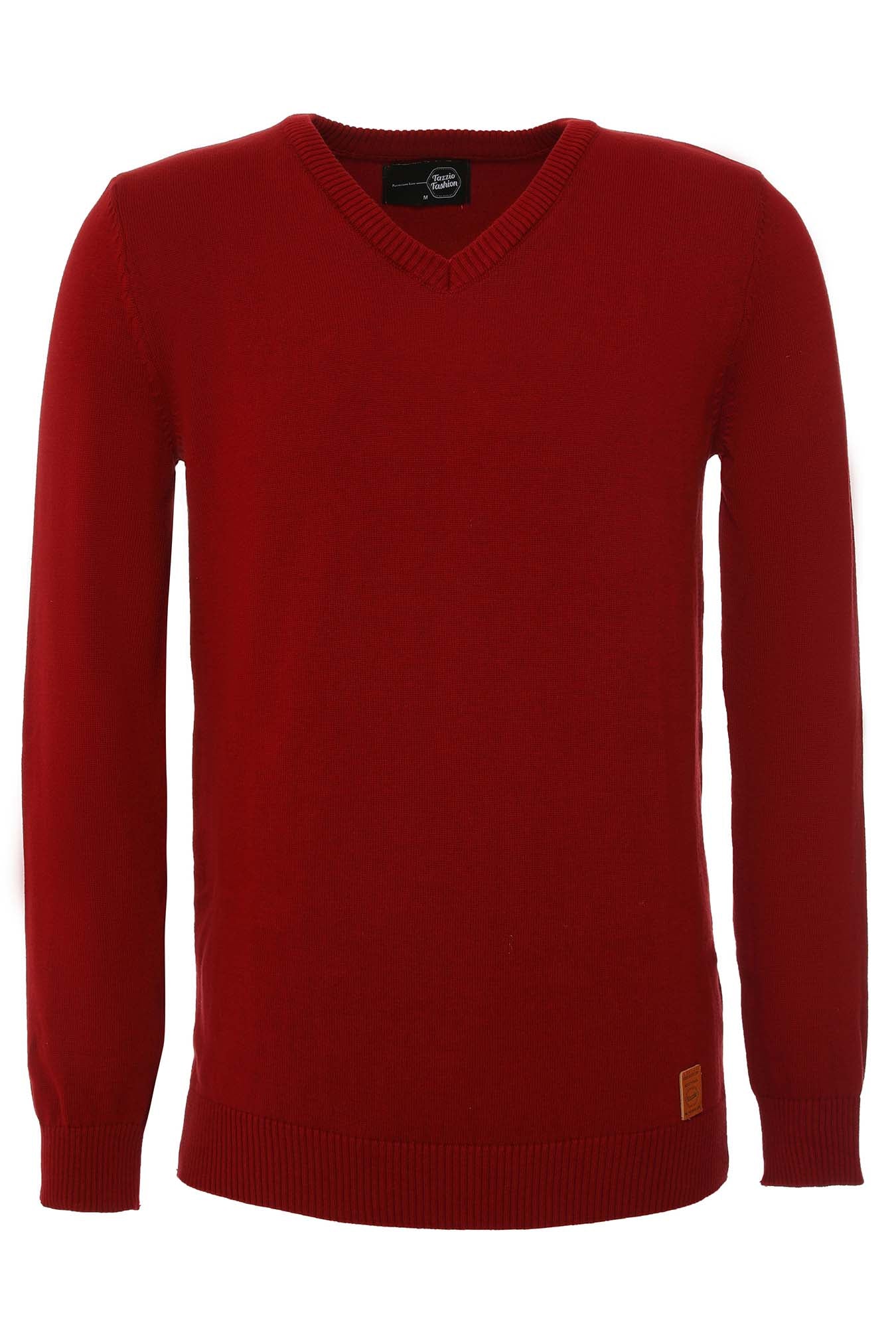 Tazzio Herren Strickpullover V-Ausschnitt 401