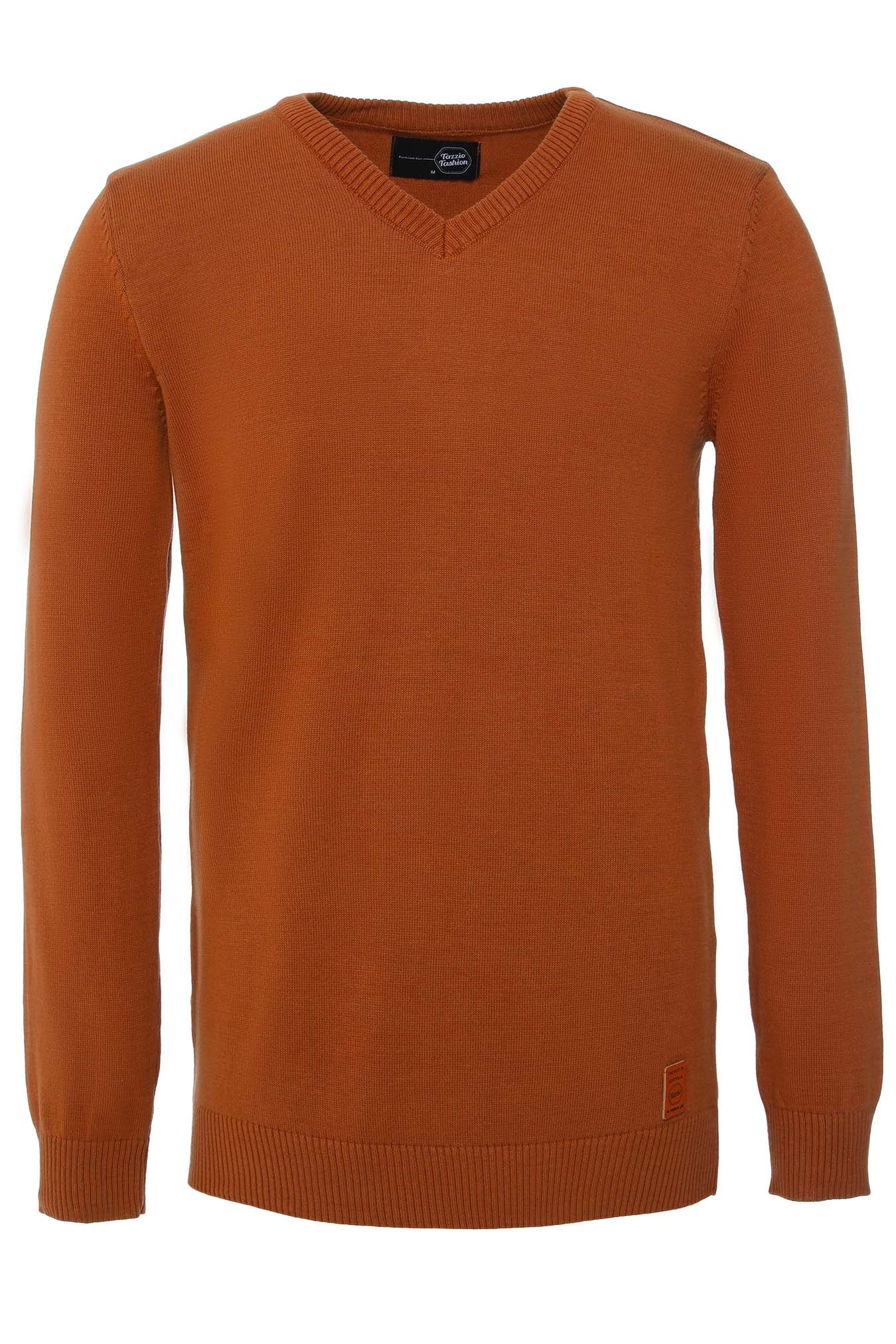 Tazzio Herren Strickpullover V-Ausschnitt 401