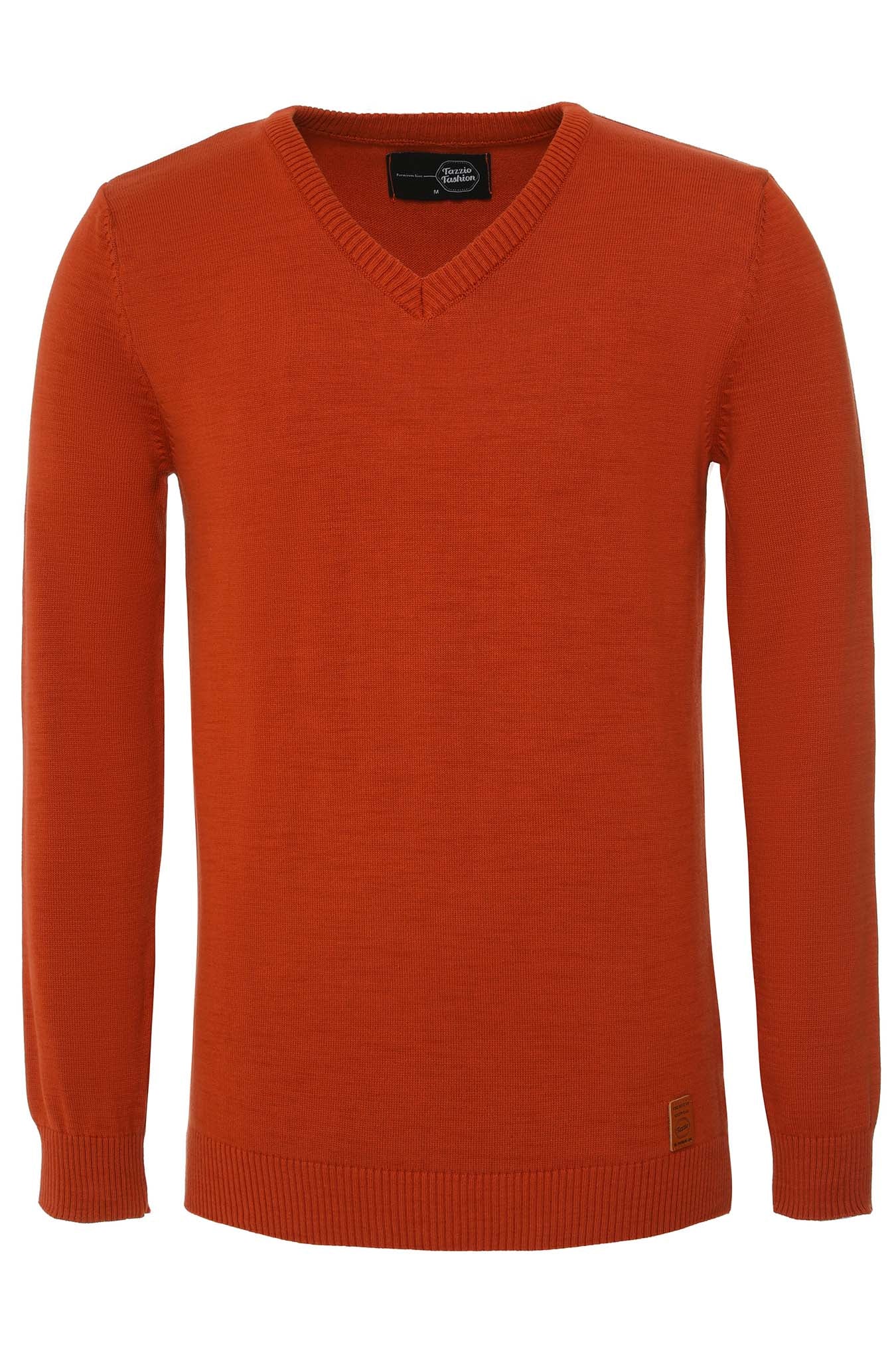 Tazzio Herren Strickpullover V-Ausschnitt 401