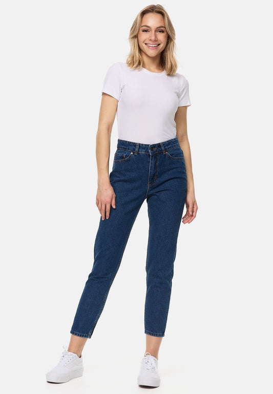 Tazzio Damen Mom Fit Jeans F129