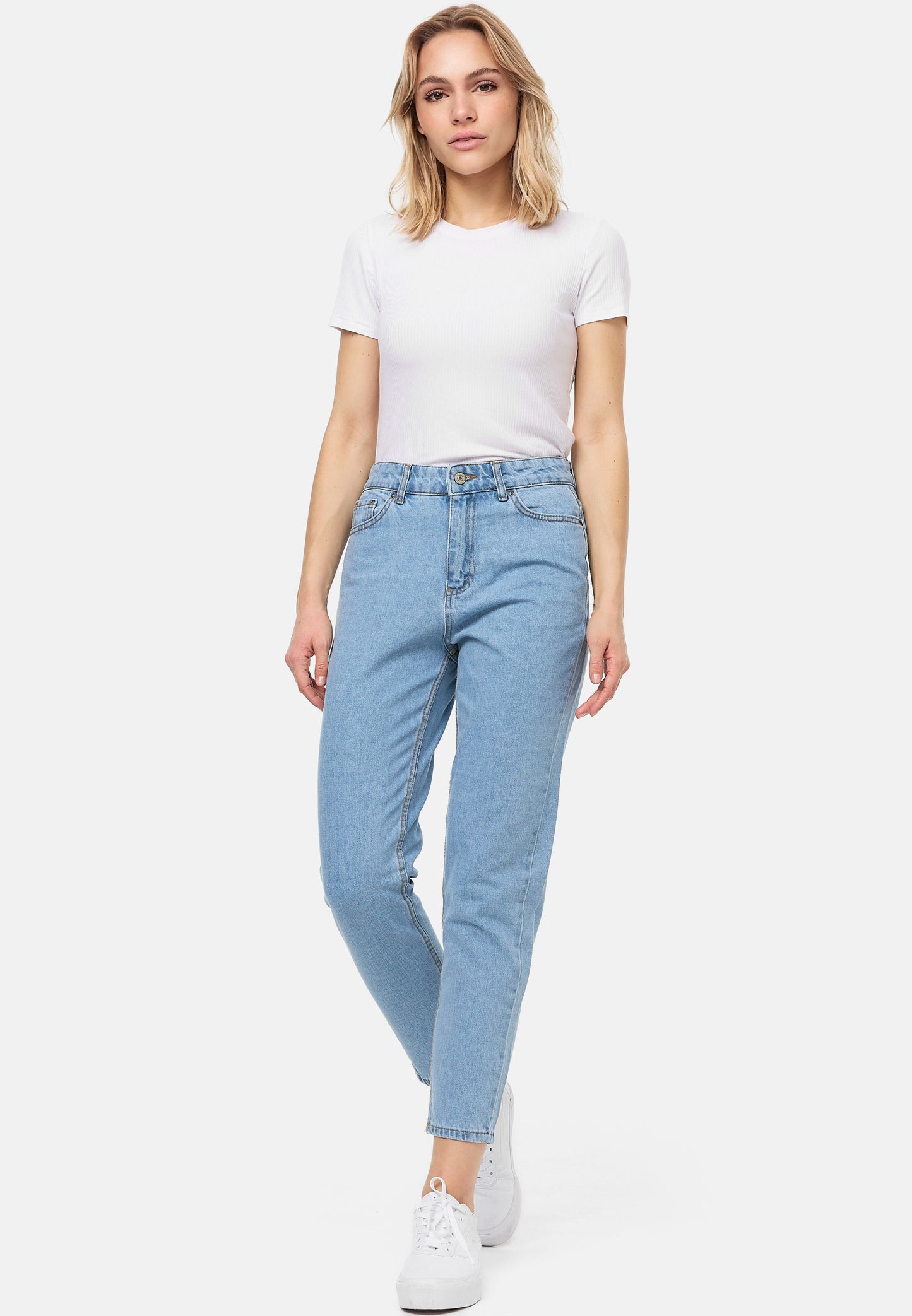 Tazzio Damen Mom Fit Jeans F129
