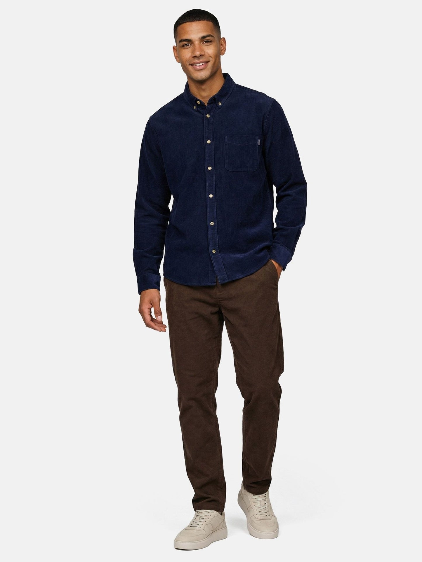 Tazzio Herren Regular Fit Cordhose A111