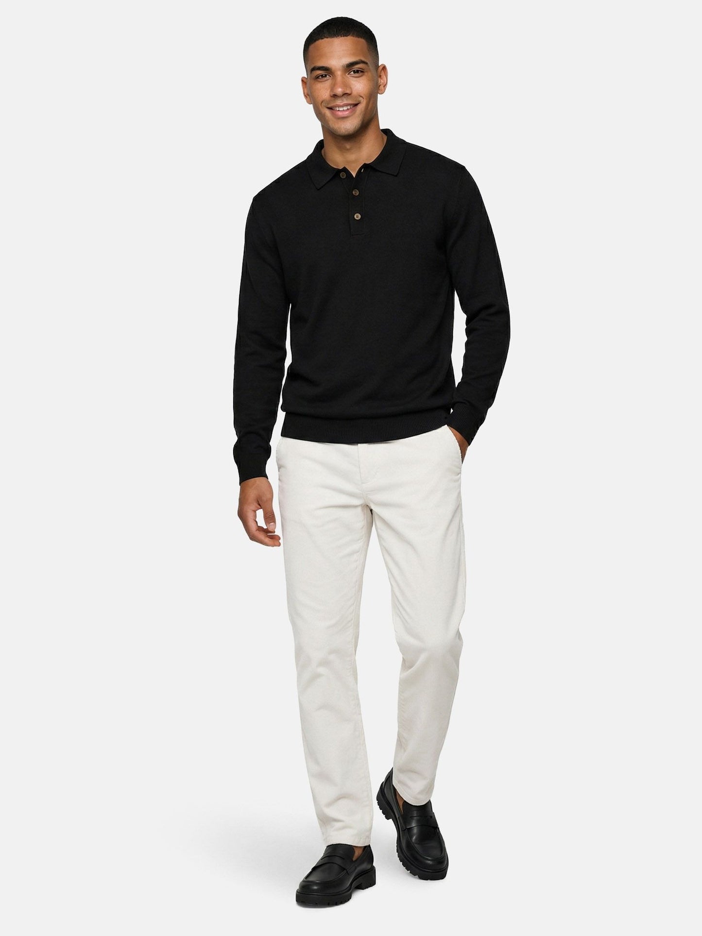 Tazzio Herren Regular Fit Cordhose A111