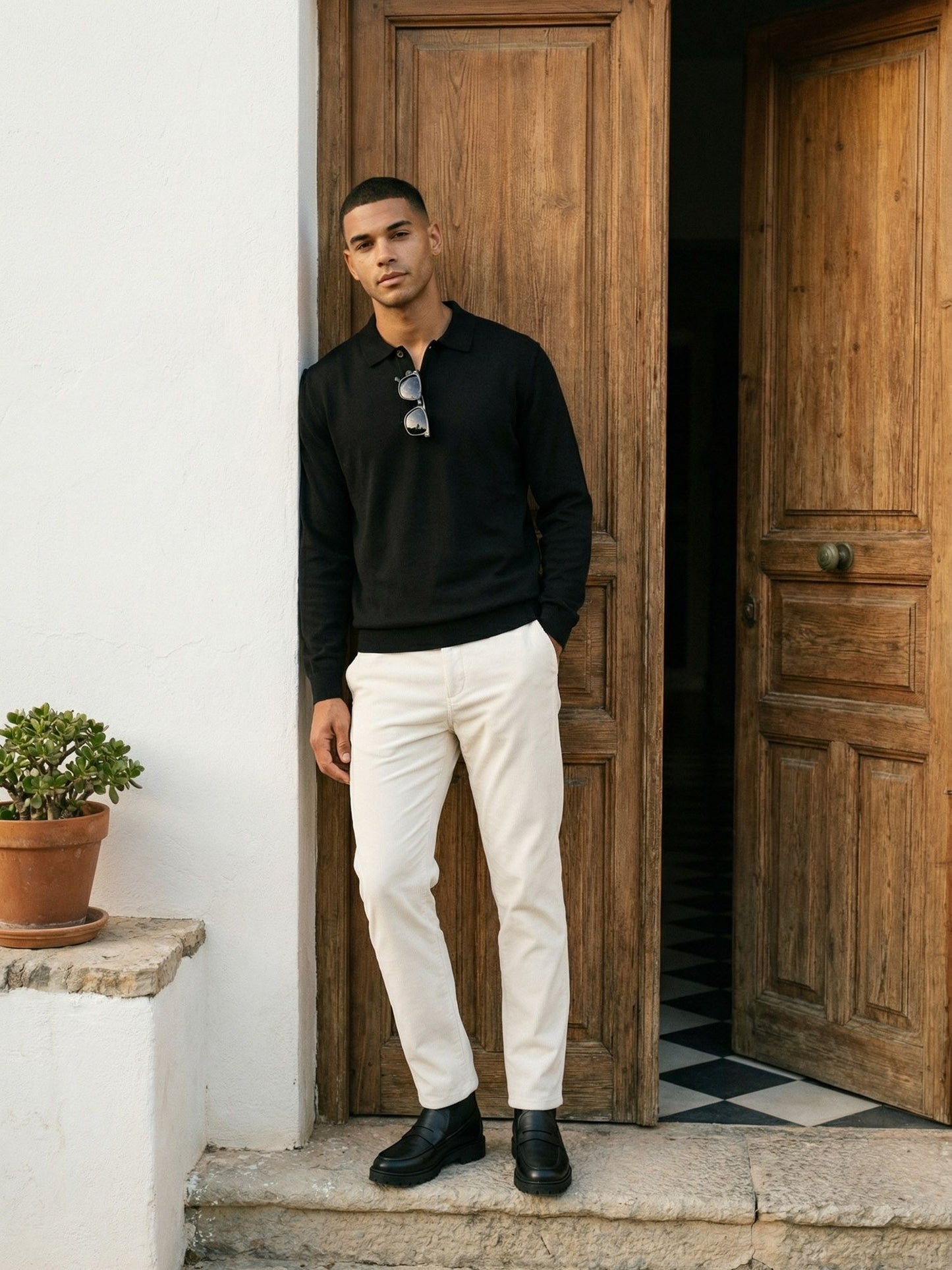 Tazzio Herren Regular Fit Cordhose A111