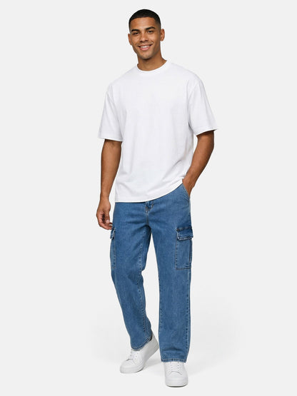 Tazzio Herren Cargo Jeans Regular Fit A112