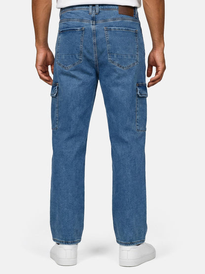 Tazzio Herren Cargo Jeans Regular Fit A112