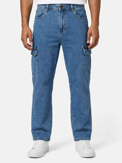 Tazzio Herren Cargo Jeans Regular Fit A112