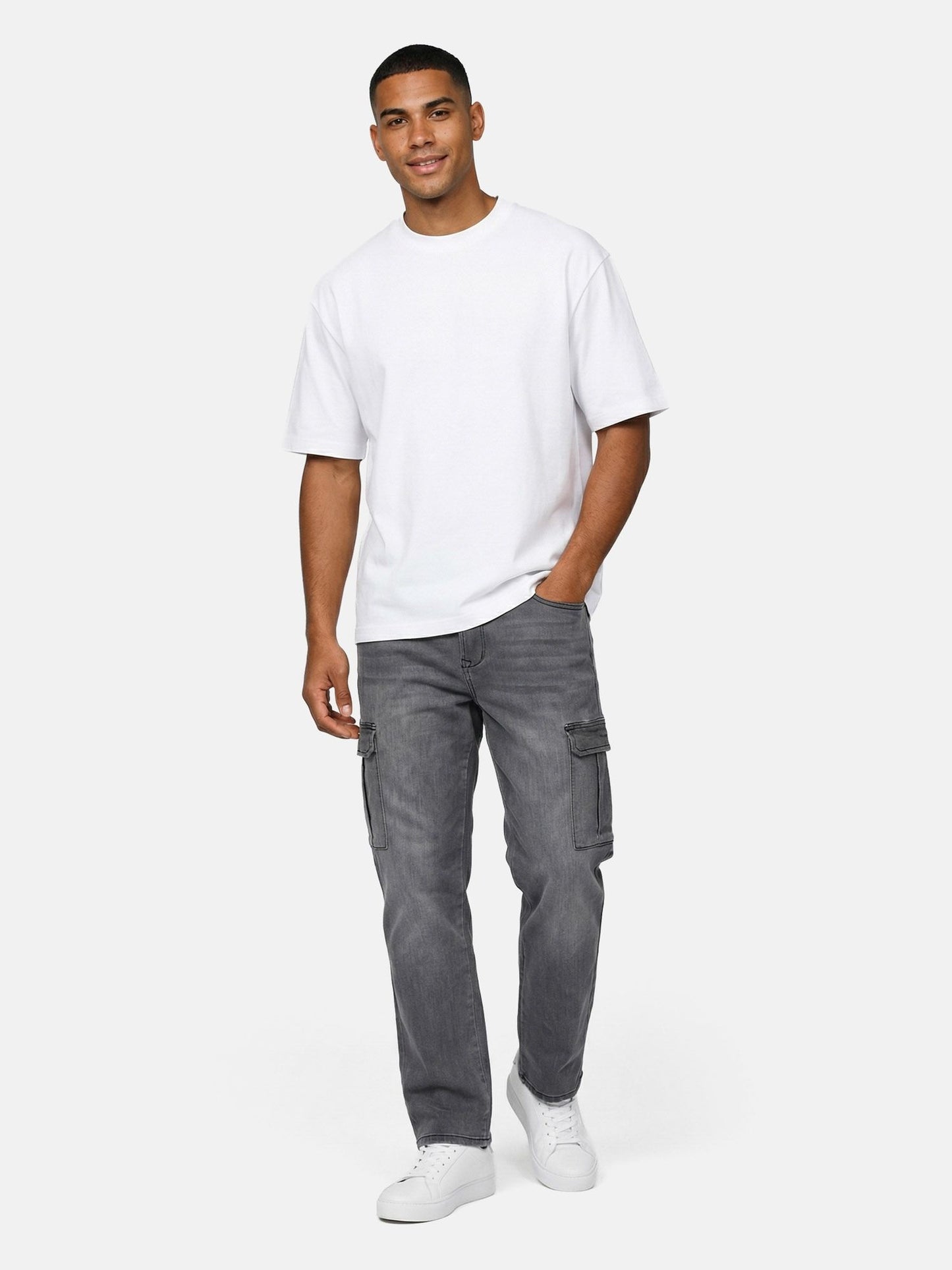 Tazzio Herren Cargo Jeans Regular Fit A112