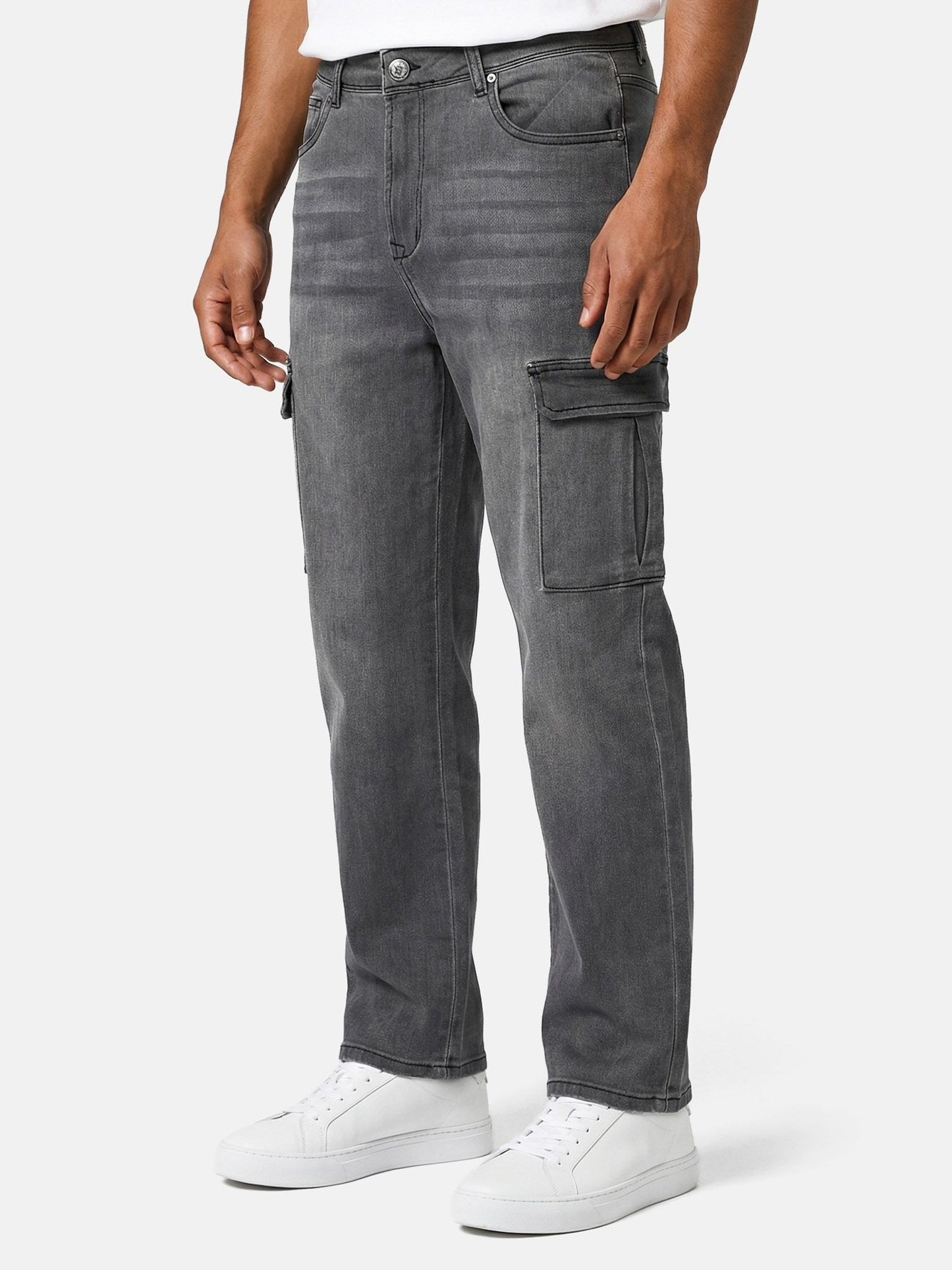 Tazzio Herren Cargo Jeans Regular Fit A112