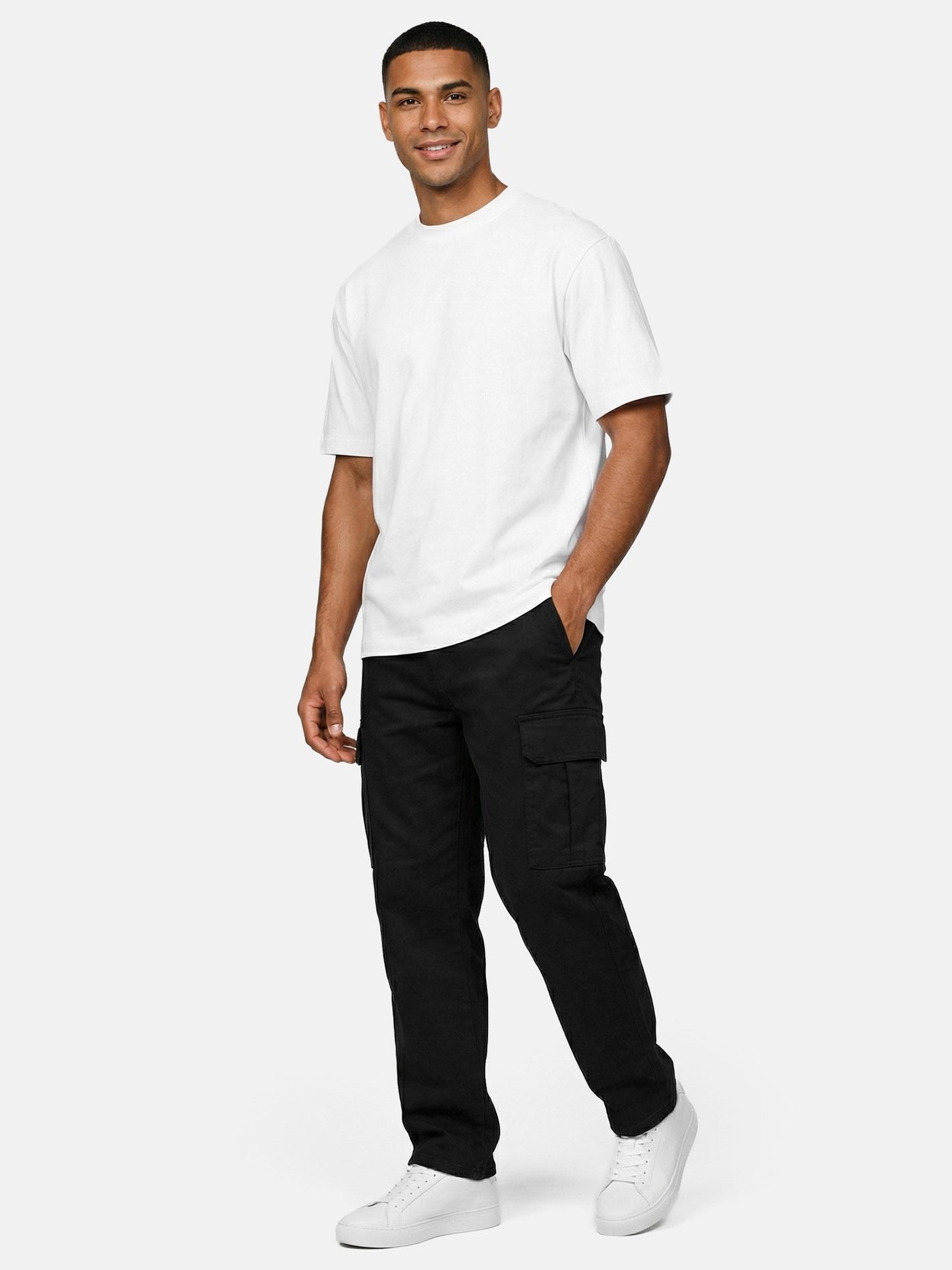 Tazzio Herren Cargo Jeans Regular Fit A112
