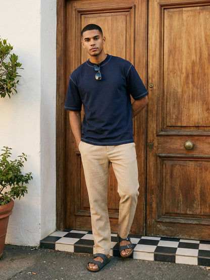Tazzio Herren Leinenhose A113