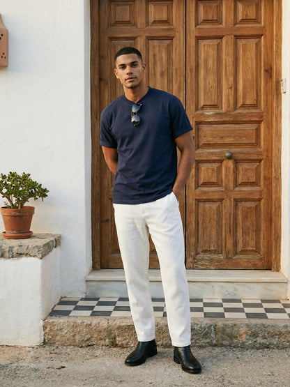 Tazzio Herren Leinenhose A113