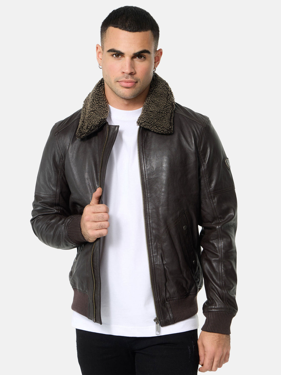 Tazzio Herren Lederjacke A801