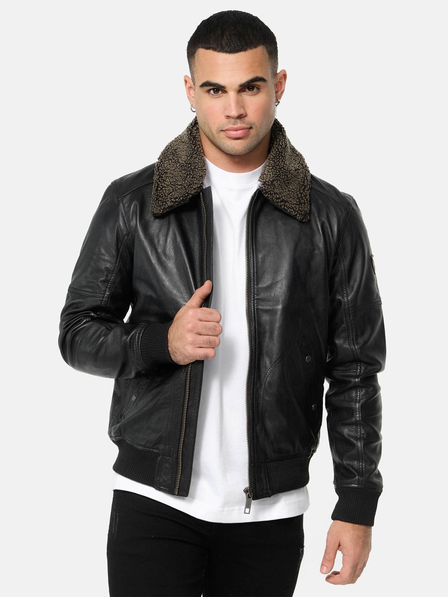 Tazzio Herren Lederjacke A801