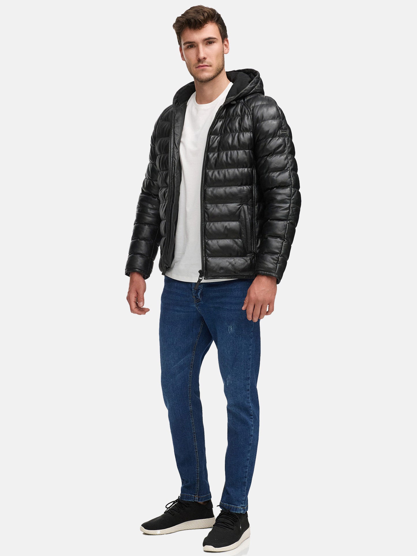 Tazzio Herren Lederjacke A804