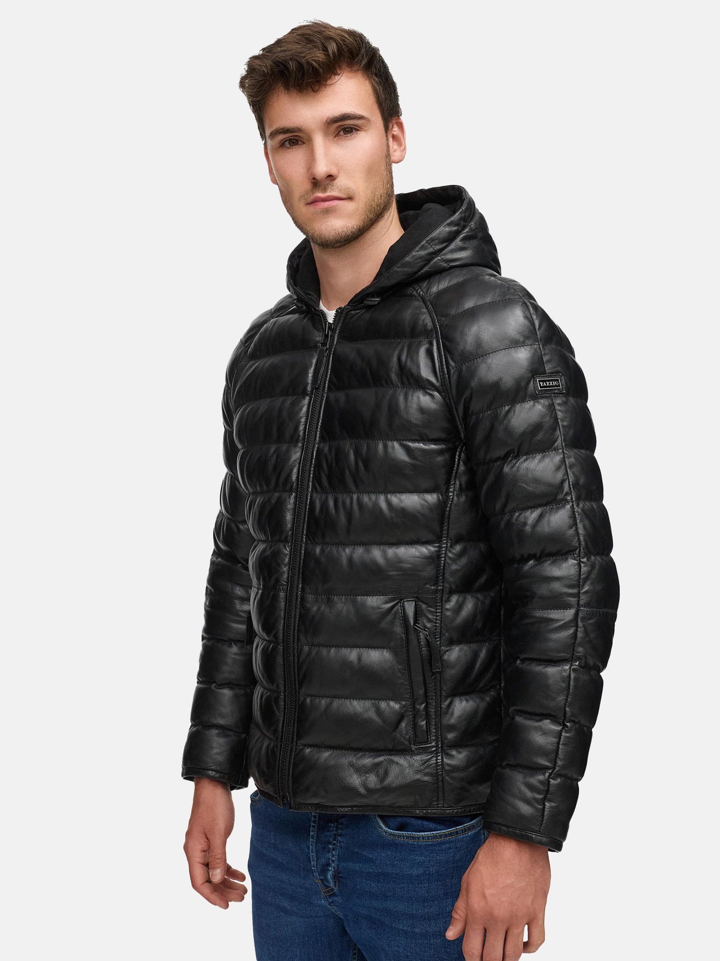 Tazzio Herren Lederjacke A804