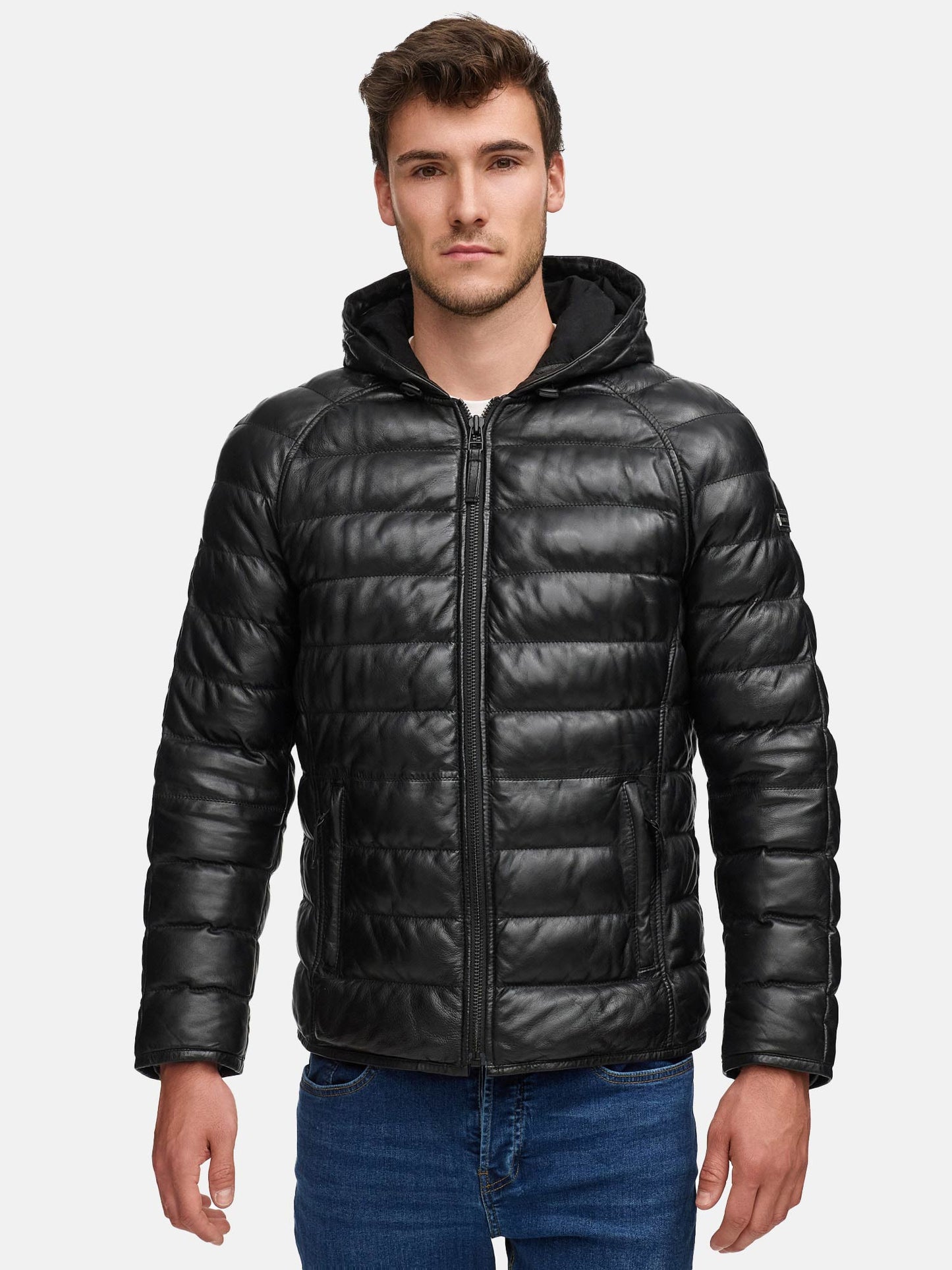 Tazzio Herren Lederjacke A804