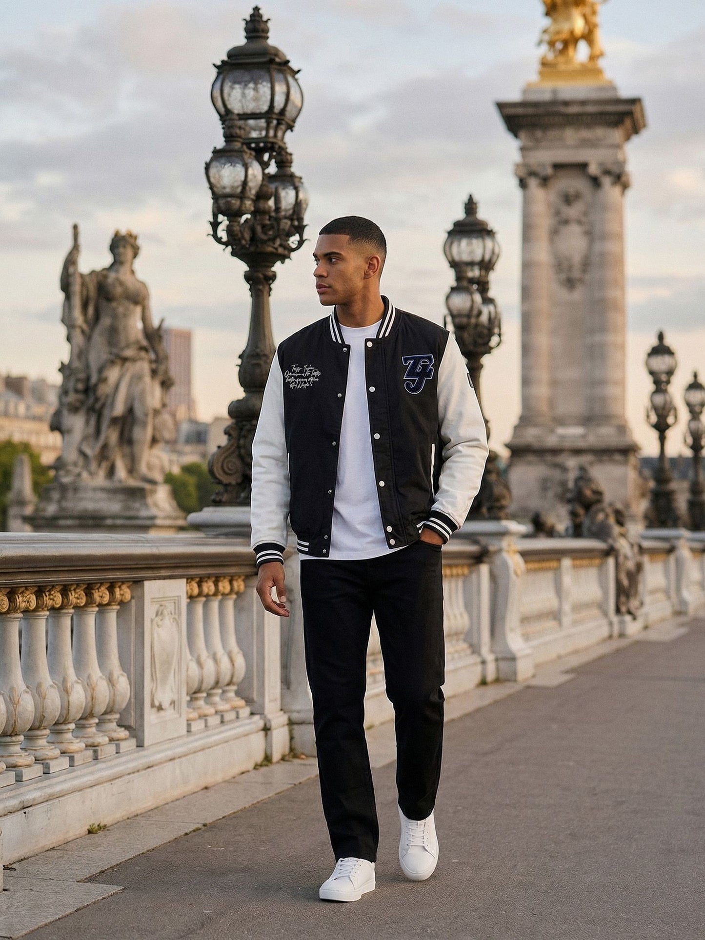 Tazzio Herren College Bomberjacke A807