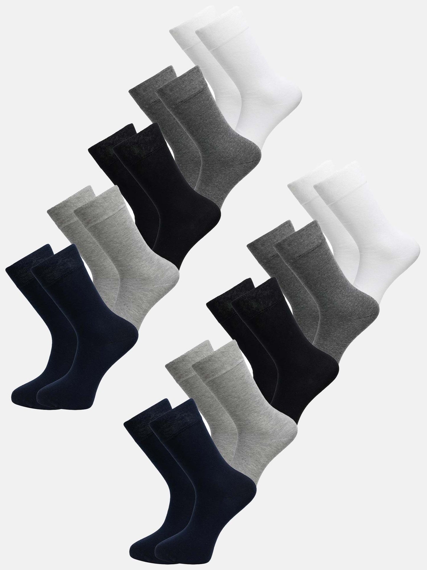 Lot de 10 paires de chaussettes pour hommes Tazzio A908