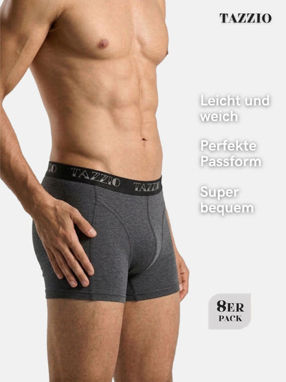 Tazzio Herren Boxershorts 8er Pack BS1000