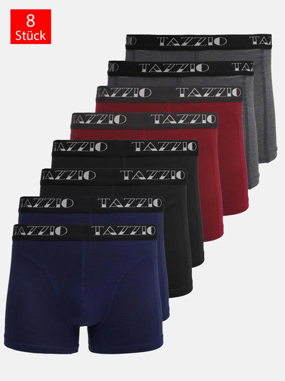 Tazzio Herren Boxershorts 8er Pack BS1000