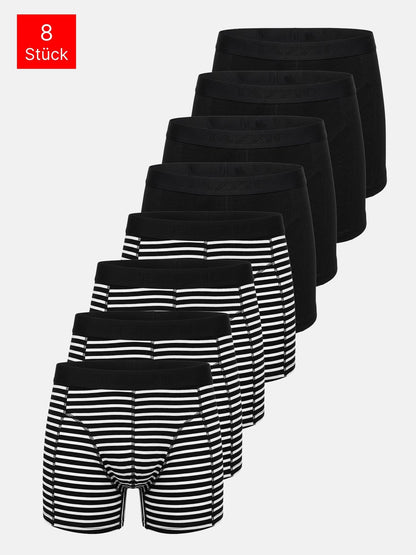 Tazzio Herren Boxershorts 8er Pack BS1000