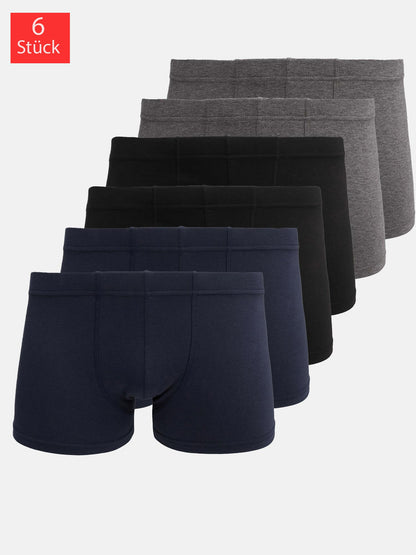 Tazzio Herren Boxershorts 6er Pack BS1003