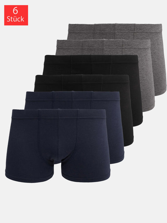 Tazzio Herren Boxershorts 6er Pack BS1003