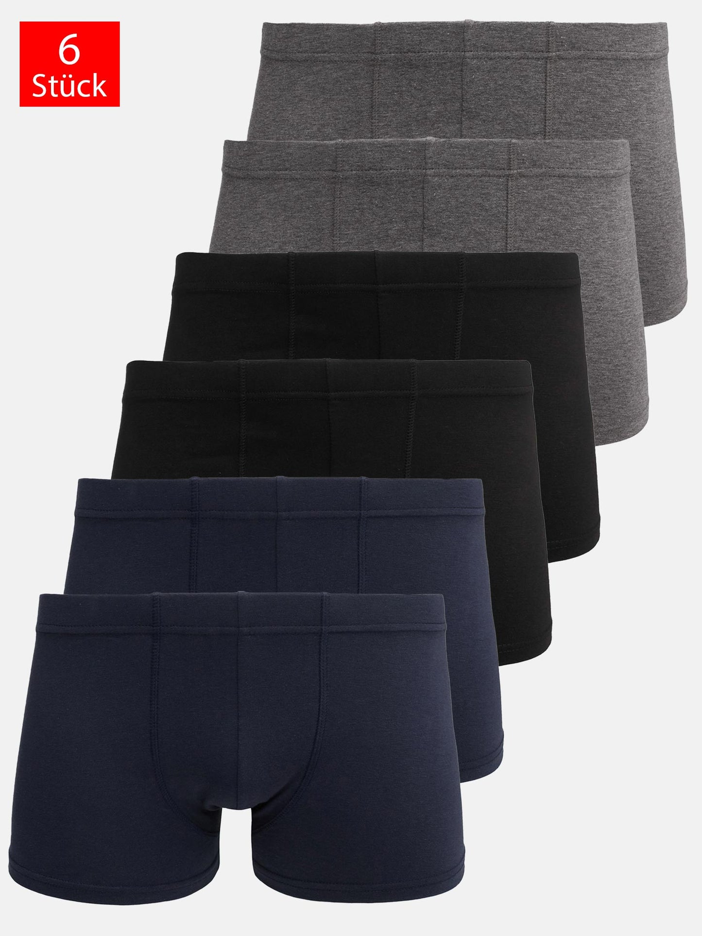 Tazzio Herren Boxershorts 6er Pack BS1003