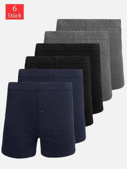 Tazzio Herren Boxershorts 6er Pack BS1004