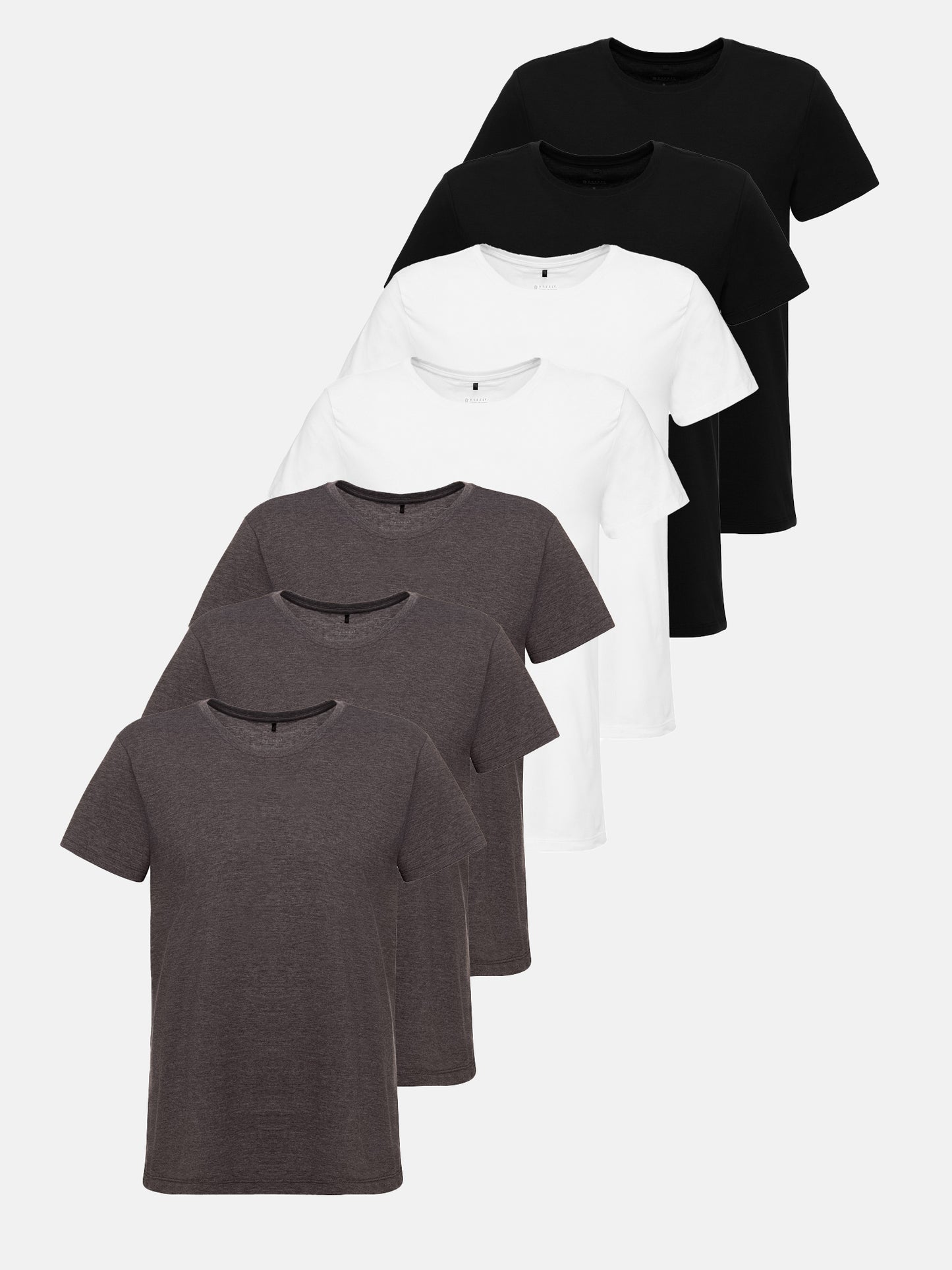 Lot de 7 t-shirts à col rond pour homme Tazzio E106
