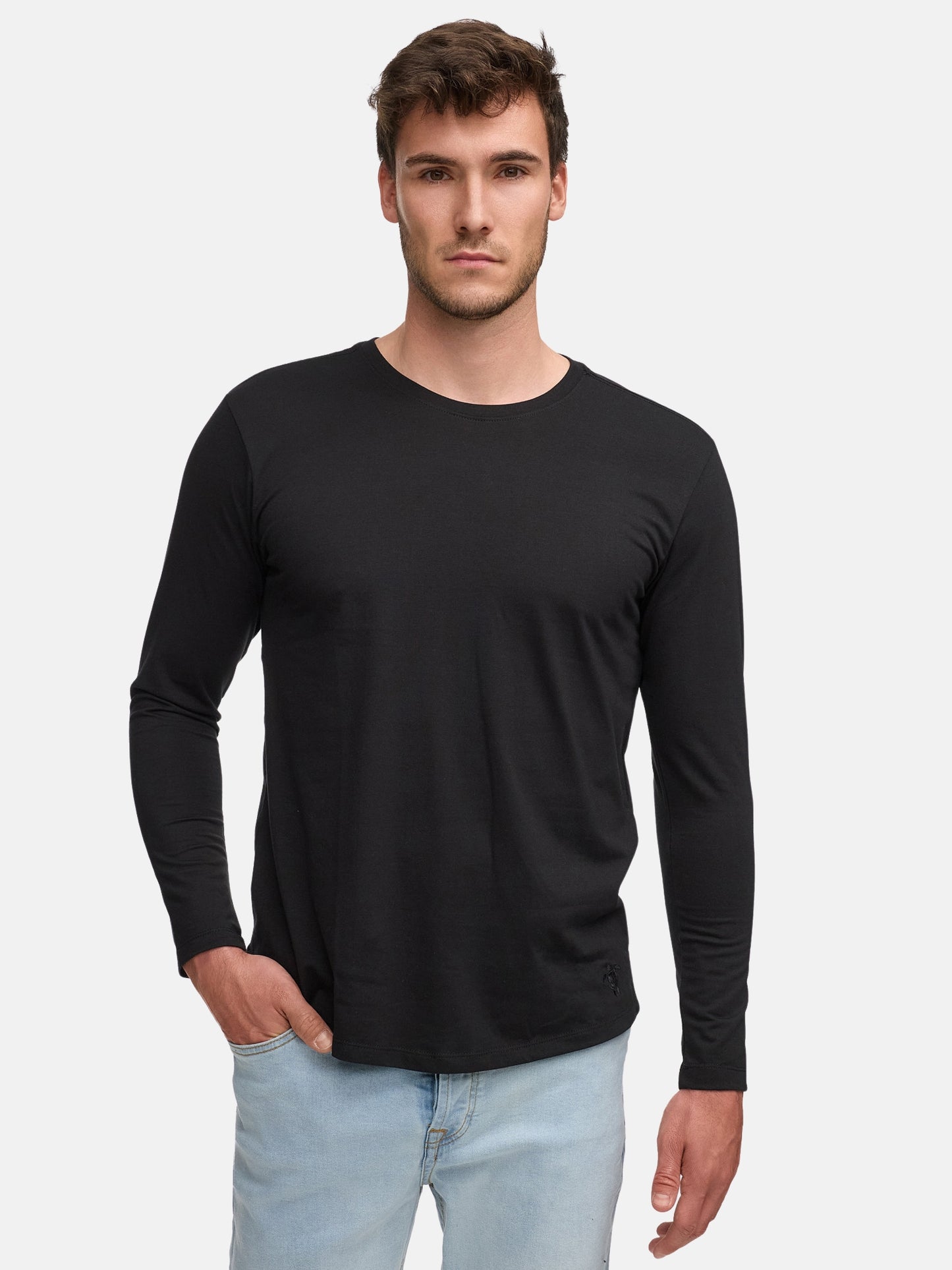 Tazzio Herren Langarmshirt 2er-Pack E108