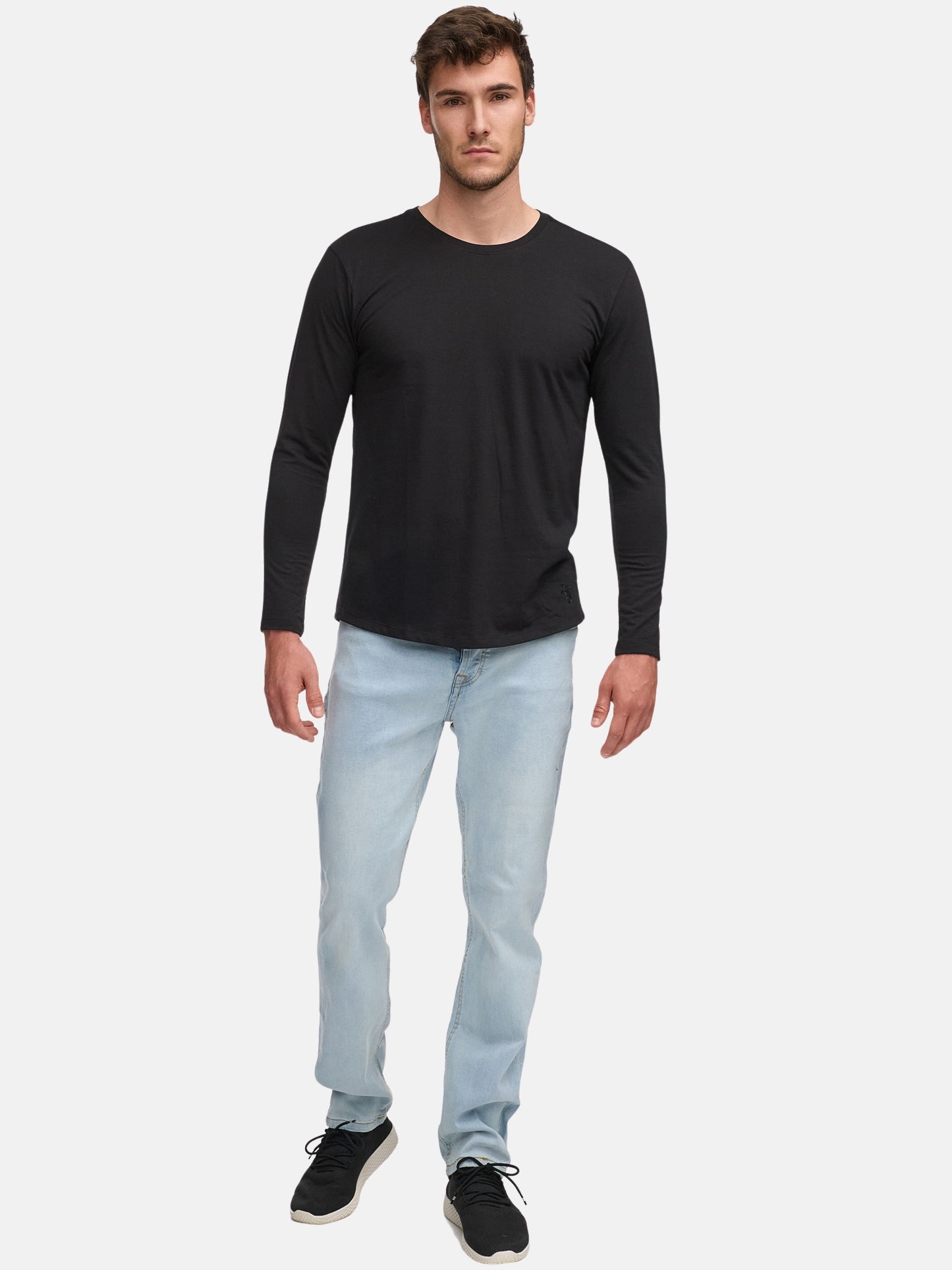 Tazzio Herren Langarmshirt 2er-Pack E108