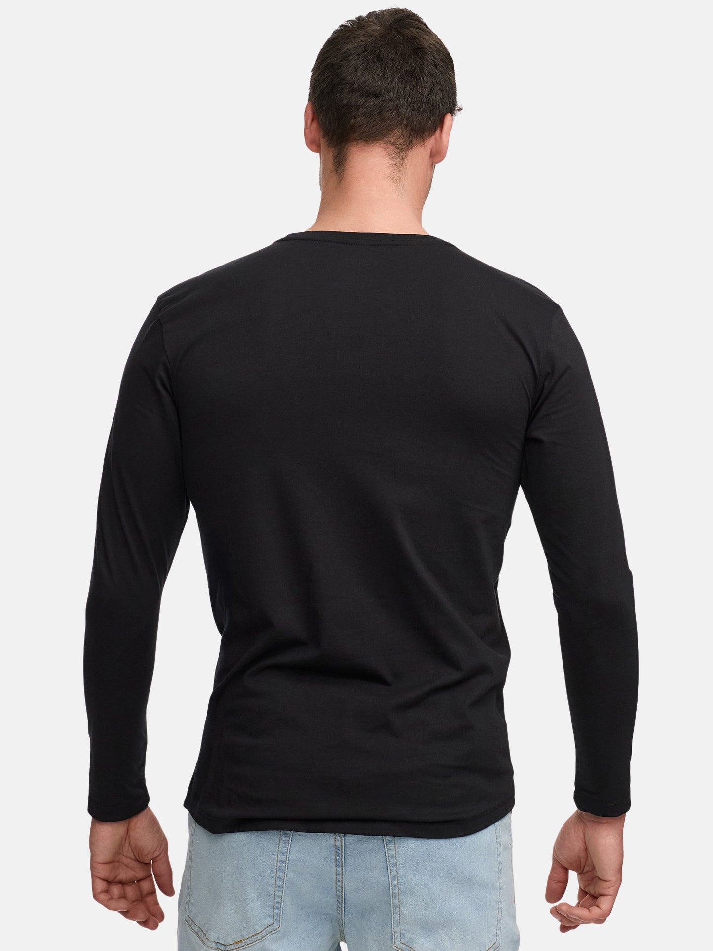 Tazzio Herren Langarmshirt 2er-Pack E108