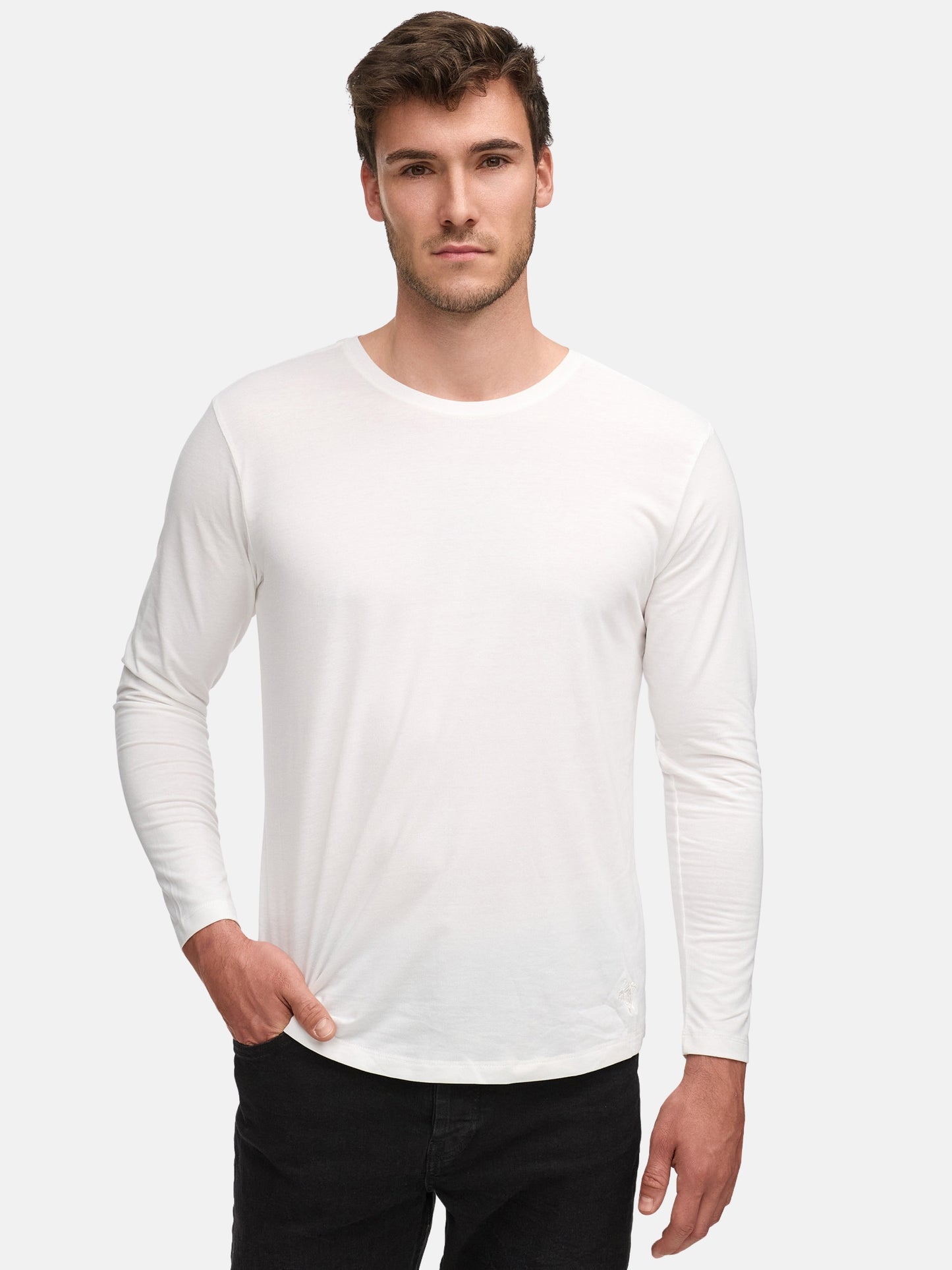 Tazzio Herren Langarmshirt 2er-Pack E108
