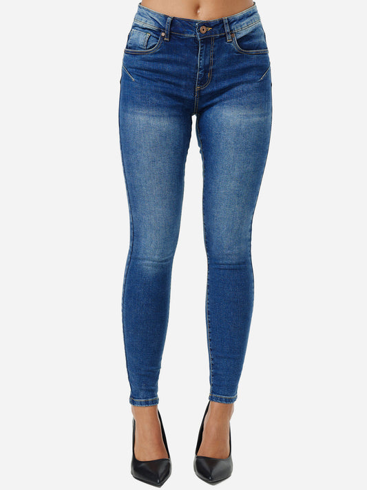 Tazzio Damen Skinny Fit Push Up Jeans F106