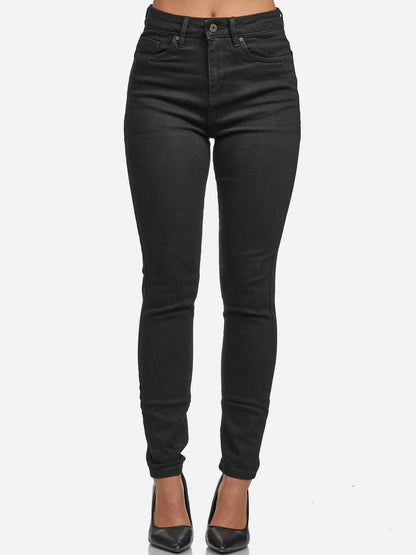 Jean skinny taille haute pour femme Tazzio F107