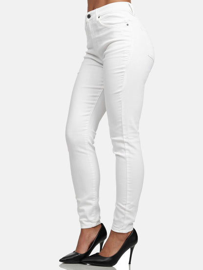 Jean skinny taille haute pour femme Tazzio F107