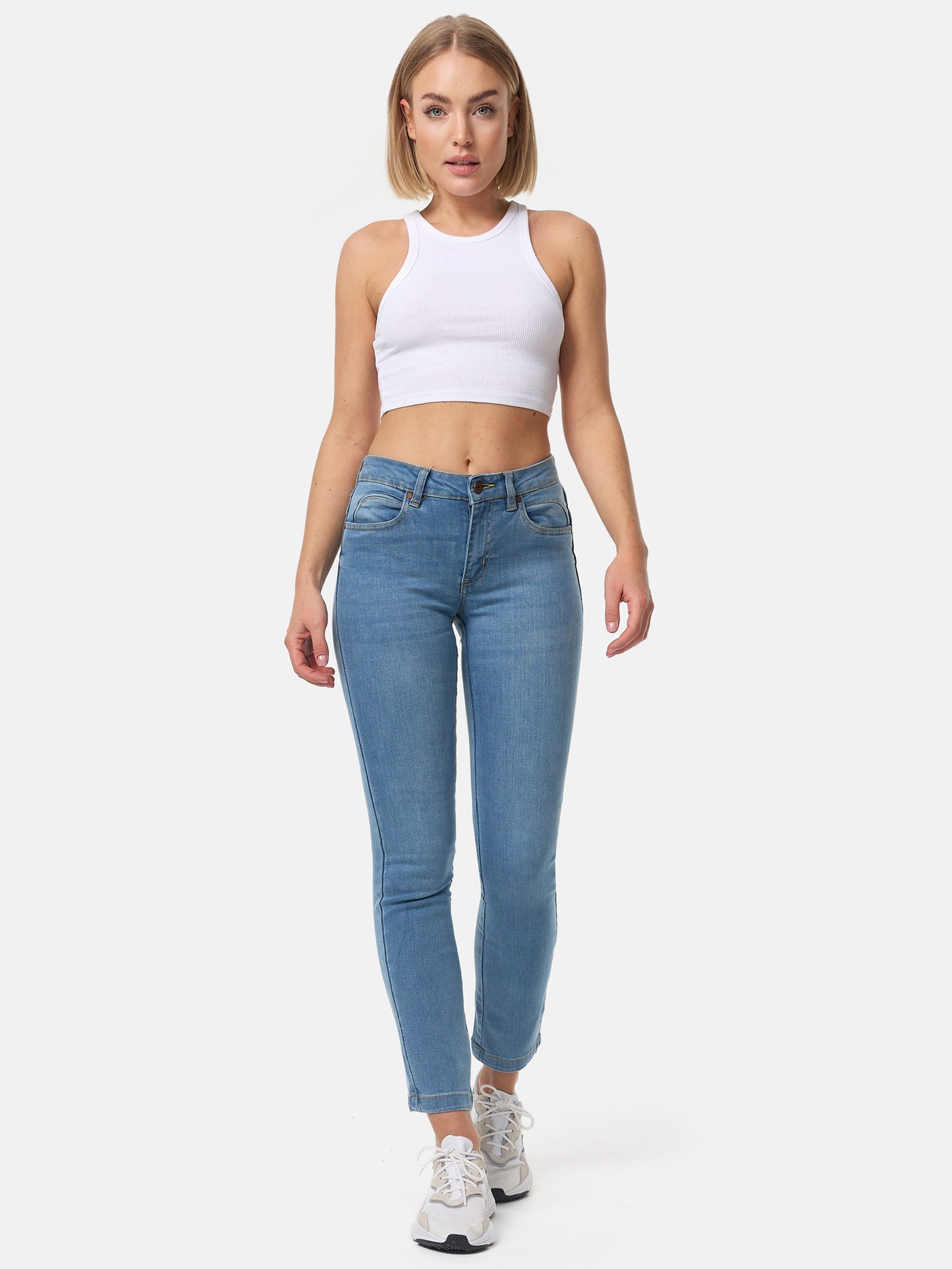Tazzio Damen Straight Leg Jeans F110