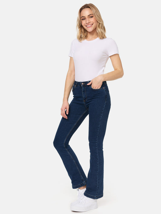 Jean bootcut pour femme Tazzio F122