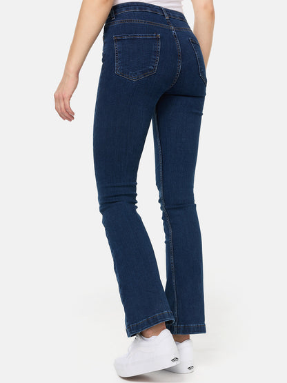 Jean bootcut pour femme Tazzio F122