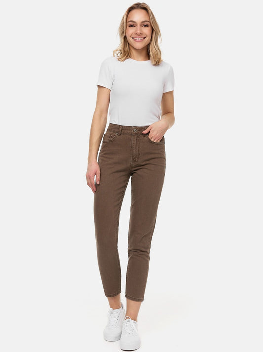 Tazzio Damen Mom Fit Jeans F129