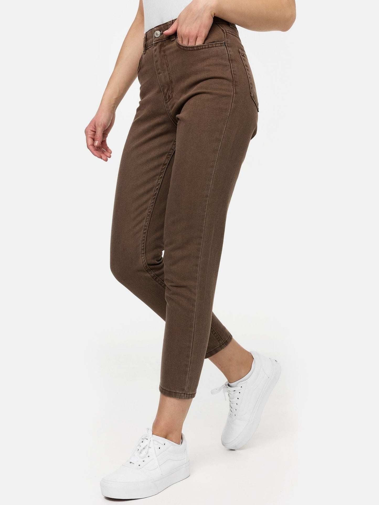 Tazzio Damen Mom Fit Jeans F129