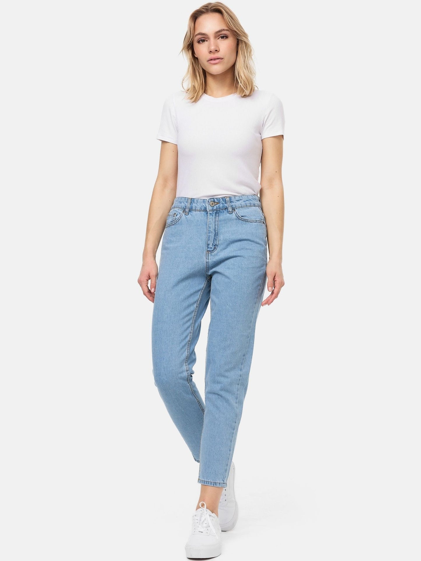 Tazzio Damen Mom Fit Jeans F129