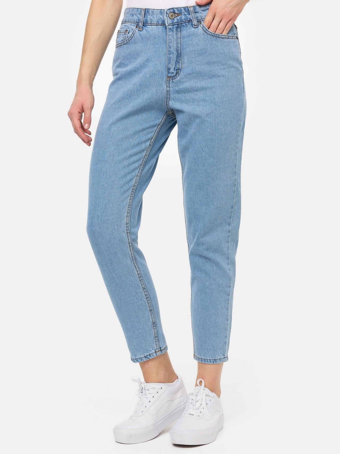 Tazzio Damen Mom Fit Jeans F129