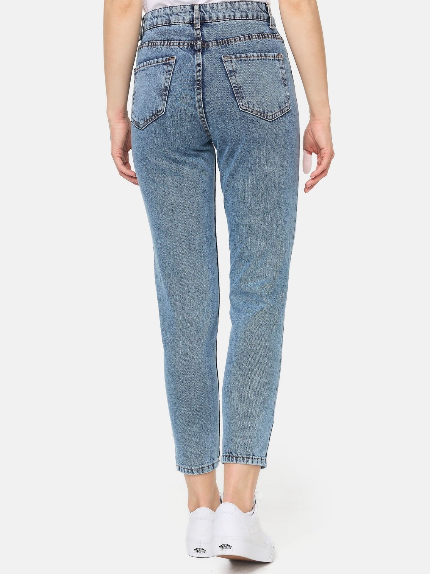 Tazzio Damen Mom Fit Jeans F129